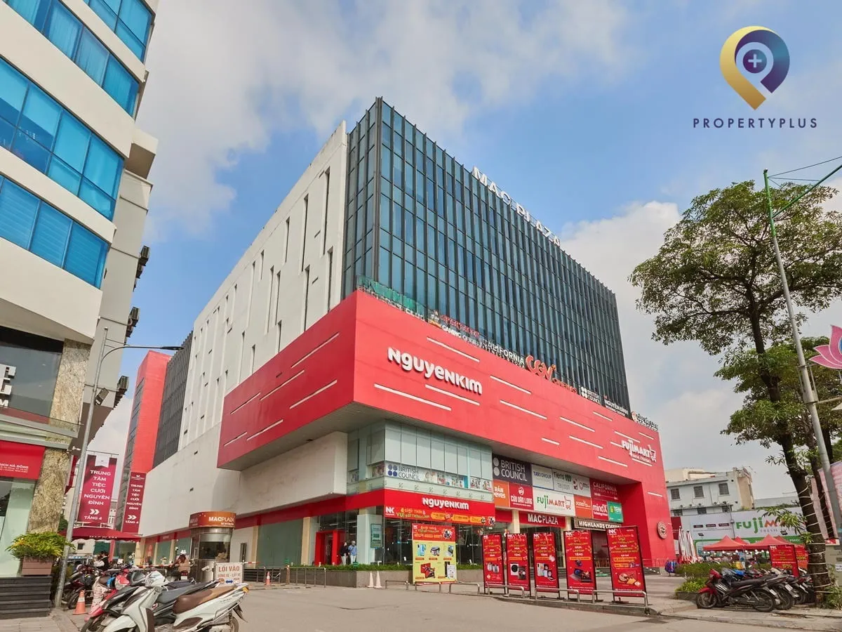 Tòa nhà MAC-Plaza nhìn từ góc đường Trần Phú, Hà Đông
